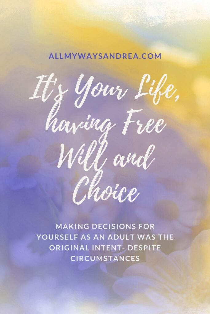 it's your life -having free will and choice - image